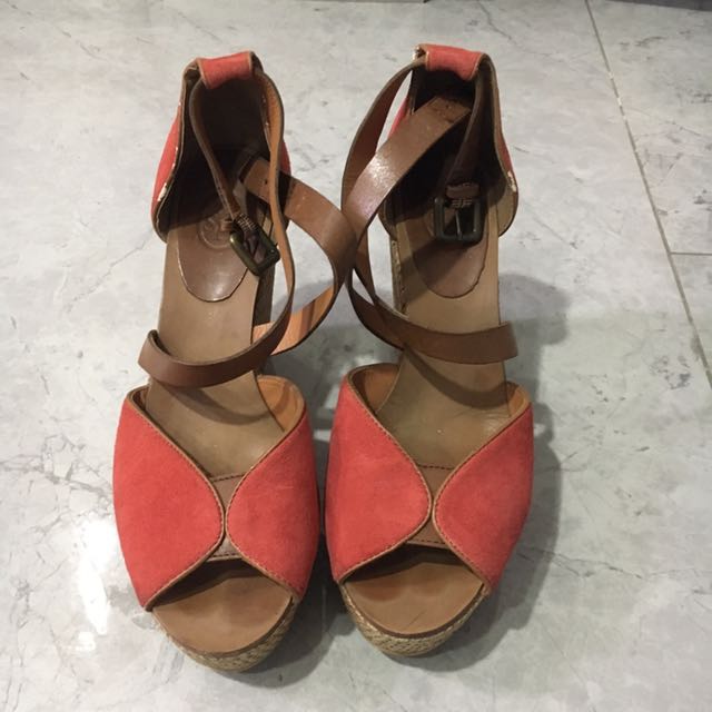 ASH - Burnt Orange Wedges, Women's 