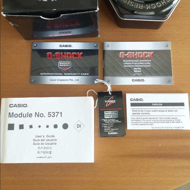 Casio g shock 5371 manual hot sale
