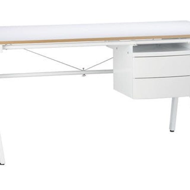 Designer Cb2 Graph Desk Furniture On Carousell