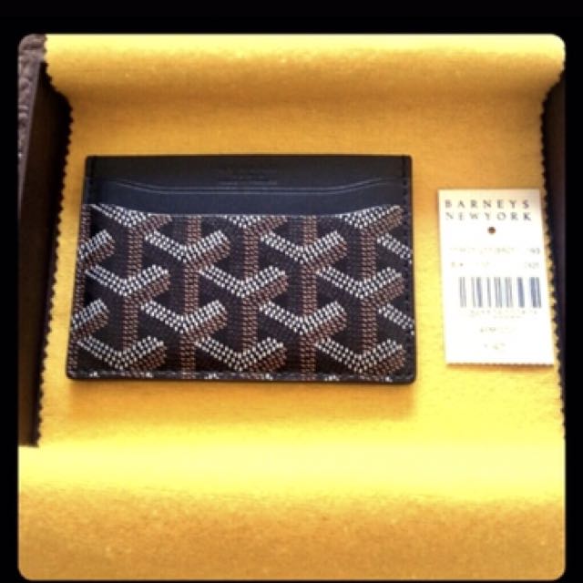 Goyard card store holder barneys