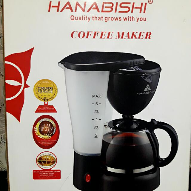 Hanabishi Coffee Maker HCM10T, TV & Home Appliances, Kitchen