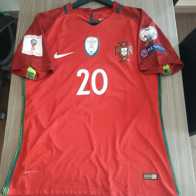 Jersey Portugal Home 2016 Sz M Nns Quaresma 20 Full Patch Wc Qualifiers Olah Raga Baju Olahraga Di Carousell