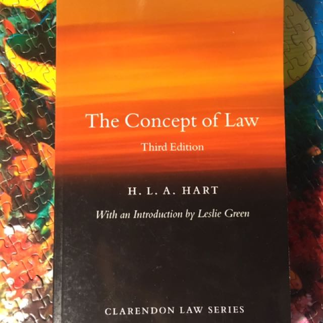 Phl 271 The Concept Of Law 3rd Edition By H L A Hart