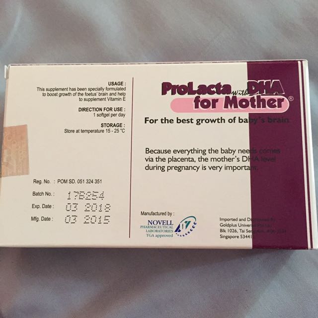 Prolacta Supplement DHA For Pregnant Or Breastfeeding Mummies, Babies