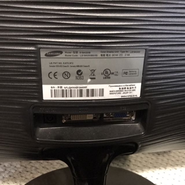 Samsung SA300 Syncmaster - Grade A - 19'' LED LCD Monitor, Computers ...