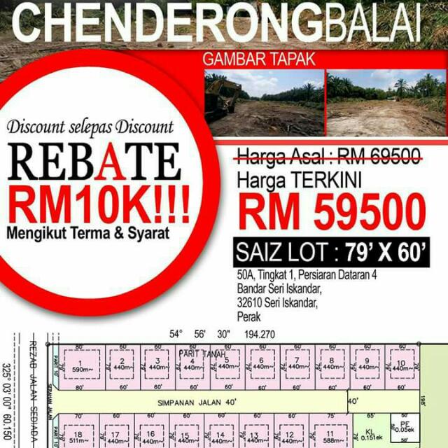 Tanah Lot Banglo Chenderong Balai Teluk Intan Property For Sale On Carousell