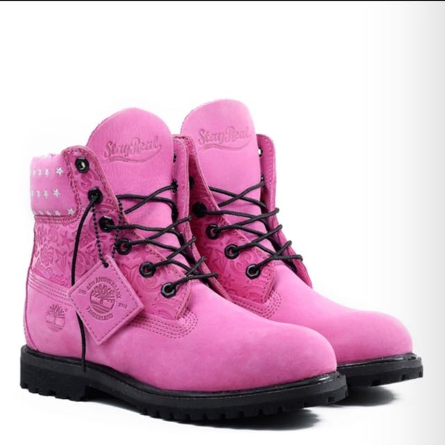 magenta timberlands