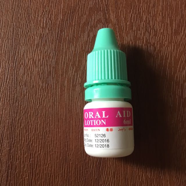 Oral aid lotion