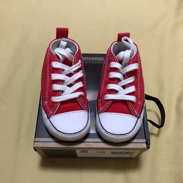 red baby converse size 3