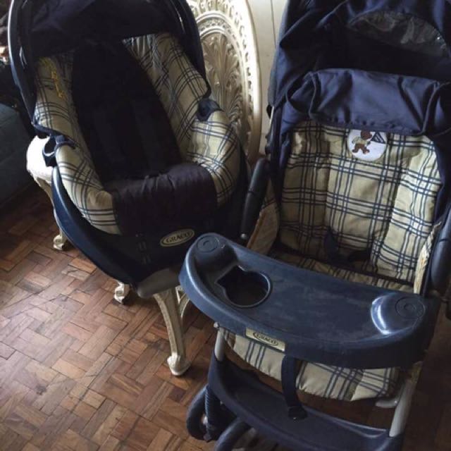 GRACO 3 In 1 Stroller With Car Seat, Babies & Kids, Going Out, Car