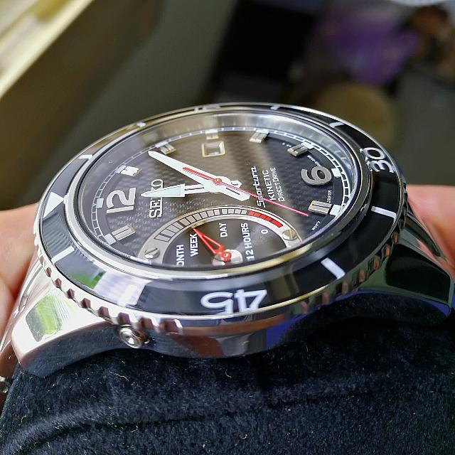 Seiko sportura kinetic sales direct drive srg017