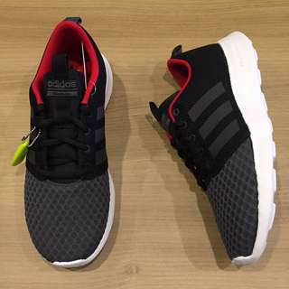 adidas CF SWIFT RACER 透氣布 黑 灰 紅 輕量 慢跑鞋 休閒鞋 全新 保證正品 大尺寸