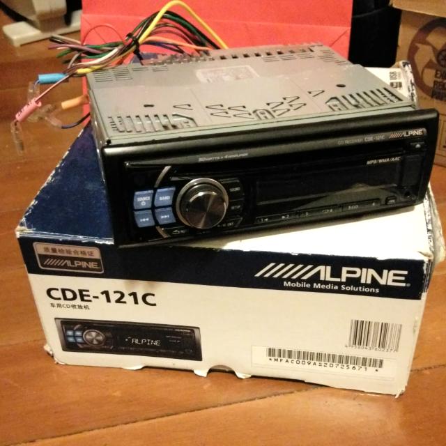 ALPINE 車機 (CDE 121C), 汽車配件 Carousell