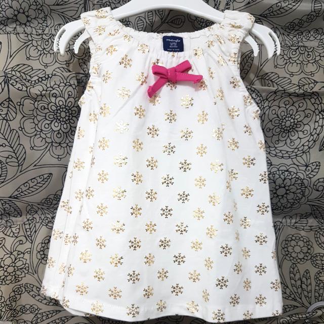 snowflake baby dress