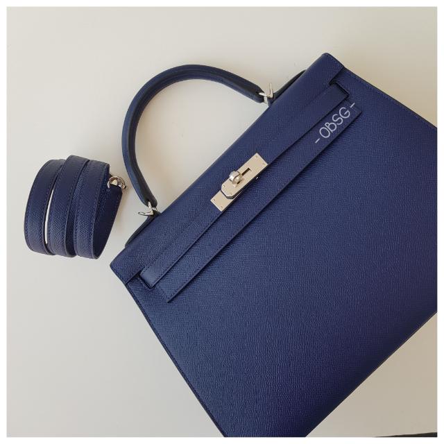 Hermes Birkin 25 Blue Sapphire Epsom Ghw, Luxury, Bags & Wallets