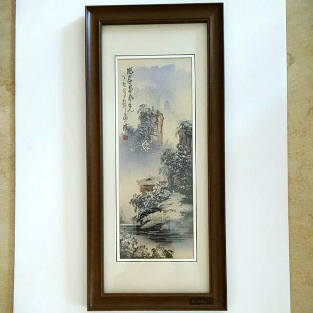Chinese Sand Painting Zhang Jia Jie Furniture Home Living Home Decor Other Home Decor On Carousell