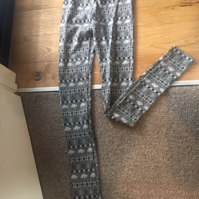 Dotti Winter Patterned Leggings Women S Fashion Clothes On Carousell