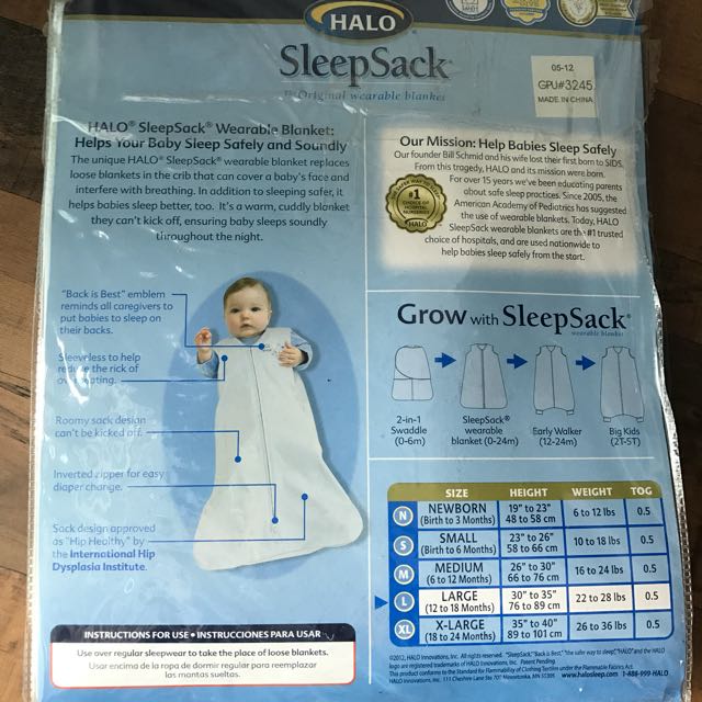 Halo Sleep Sack, Babies & Kids, Maternity Care on Carousell