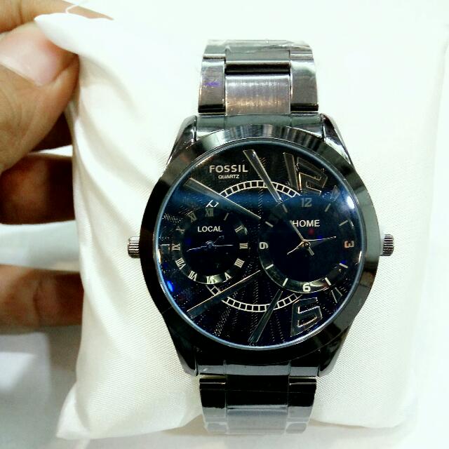 Jam Tangan Fossil Dual Time Bukan Timex Swatch Casio G Shock Protrek Suunto Digitech Olshop Fashion Olshop Pria Di Carousell