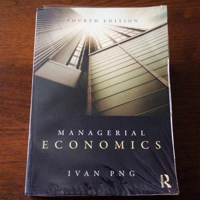 Managerial Economics, Hobbies & Toys, Books & Magazines, Textbooks On ...