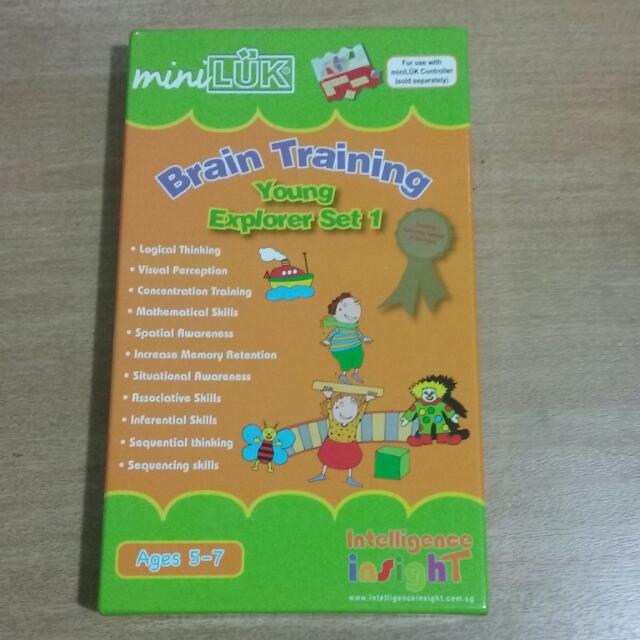 miniLUK Brain Training Young Explorer Set Controllers Hobbies   Toys, Books  Magazines, Children's Books on Carousell