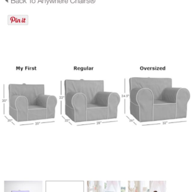 Pottery Barn Kids Anywhere Chair Furniture Sofas On Carousell