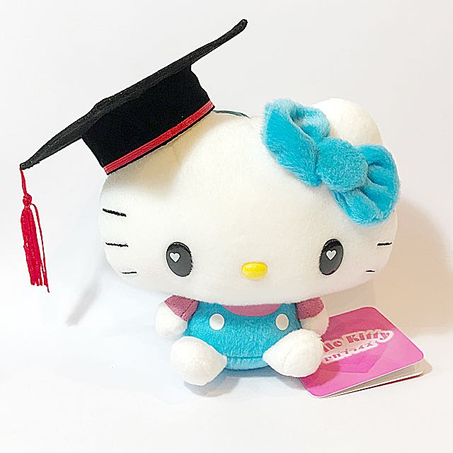 hello kitty graduation plush