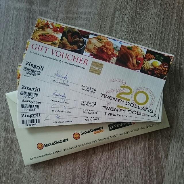Seoul Garden Vouchers, Tickets & Vouchers, Vouchers on Carousell