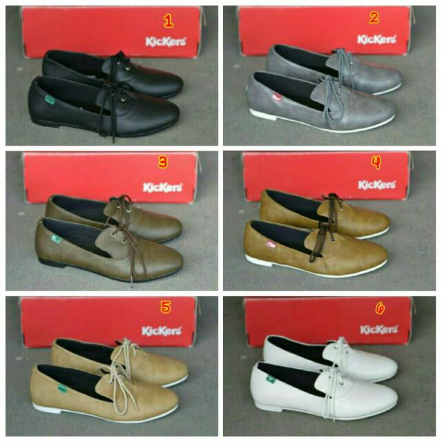 Sepatu Kickers Casual Slip On Wanita Terbaru 2017 Murah Branded
