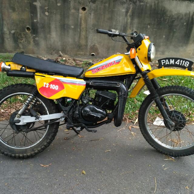 Suzuki TS100 ER Scrambler Motorbikes on Carousell