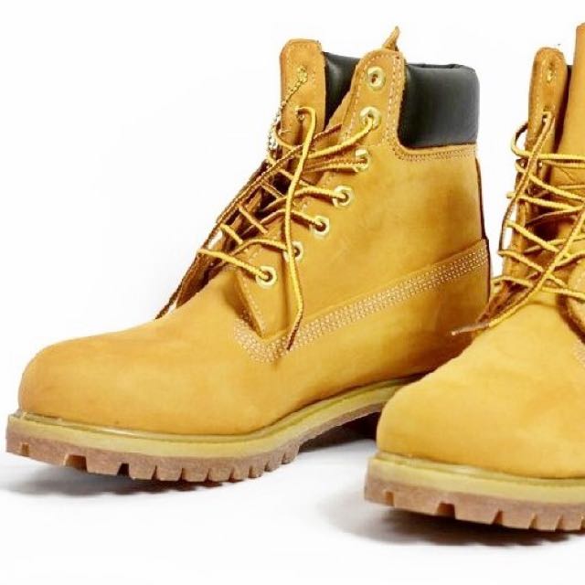 timberland yellow shoes