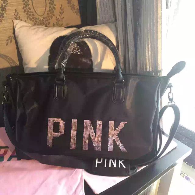 pink duffle bag victoria secret