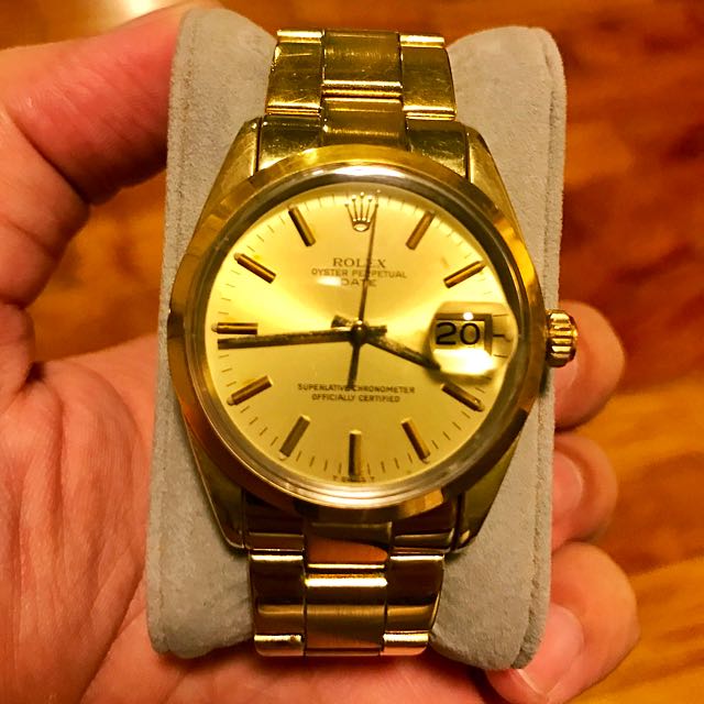 gold plated rolex
