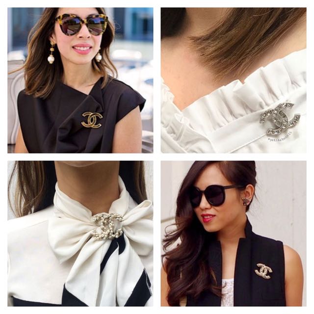 Ways To Wear A Chanel Brooch, Luxury, Accessories on Carousell