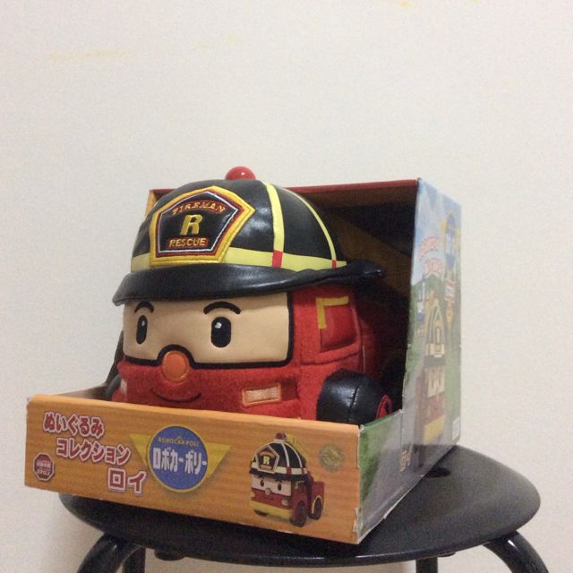 BNIB Robocar Poli Plush Fire Truck Roy, Hobbies & Toys, Toys & Games on Carousell