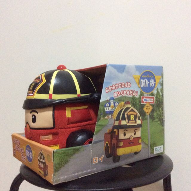 BNIB Robocar Poli Plush Fire Truck Roy, Hobbies & Toys, Toys & Games on Carousell