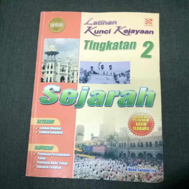 Buku Latihan Sejarah Tingkatan 2 Books Stationery Books On Carousell