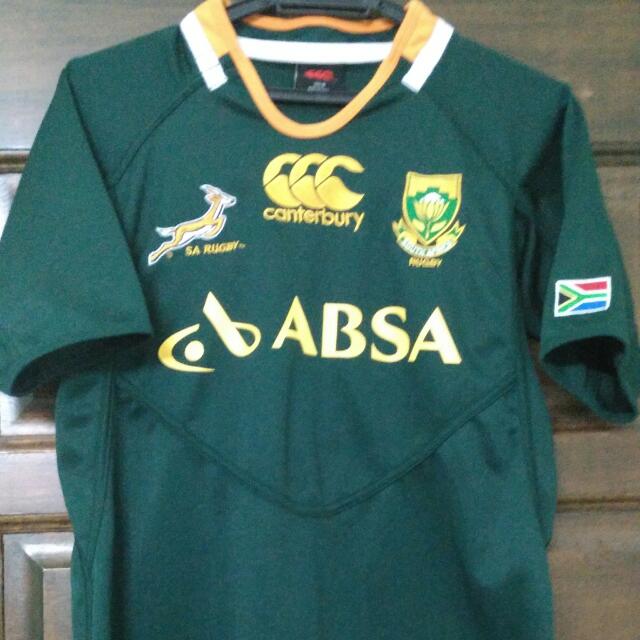 canterbury south africa rugby shirt