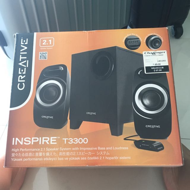 Creative Inspire T3300 Speaker Electronics Others On Carousell
