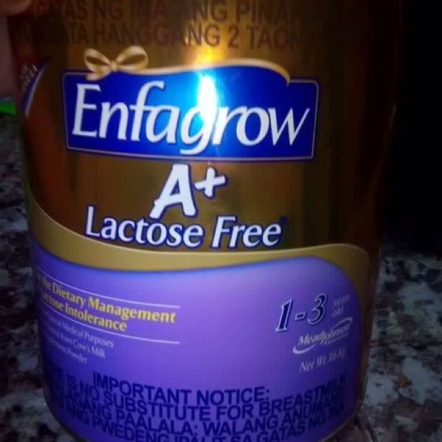 enfagrow a  lactose free