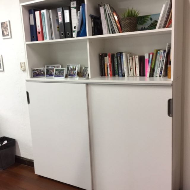 Ikea Galant Storage Combination With Sliding Doors Furniture Shelves Drawers On Carousell