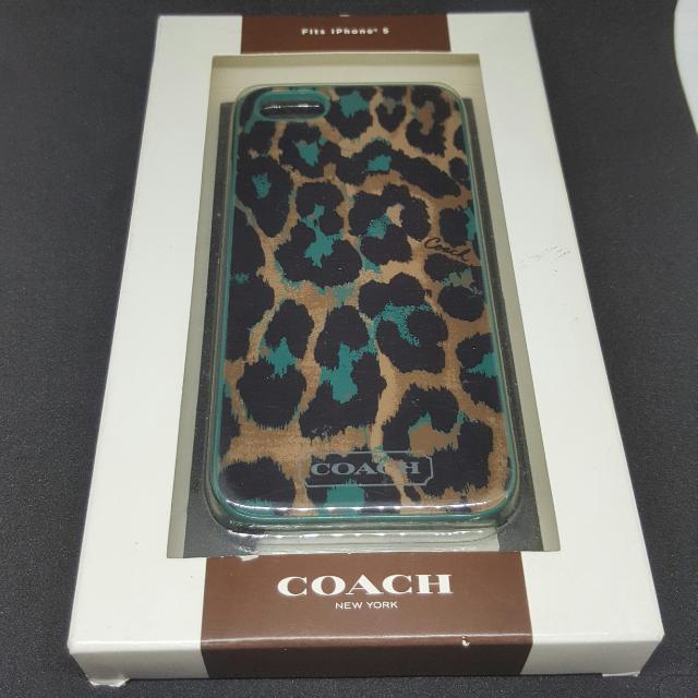 iPhone 5/5s Authentic Coach Case (Category: Cases & Sleeves) located in Cagayan de Oro. Submitted by decluttergoddess (Listing ID 115026475, Image 1). Description: .
