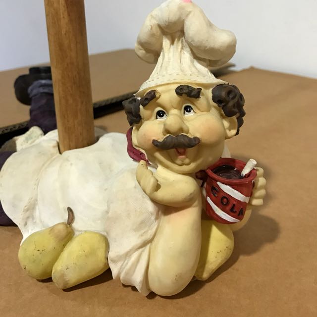 Italian Chef Paper Towel Holder TV Home Appliances Kitchen Appliances Other Kitchen Appliances on Carousell