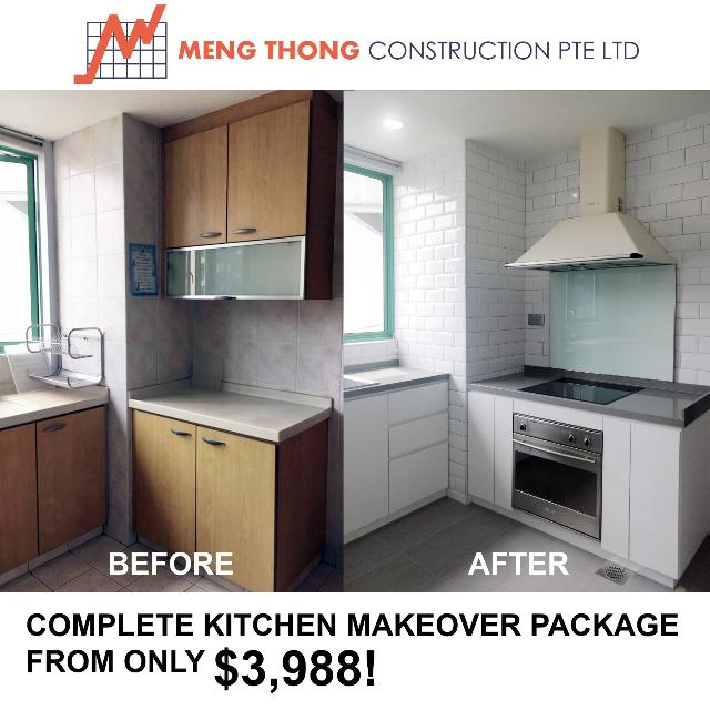 Kitchen Cabinet Package Complete Makeover Promotion Furniture Photo
