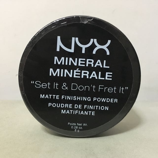 Nyx Mineral Matte Finishing Powder Health Beauty Makeup On Carousell