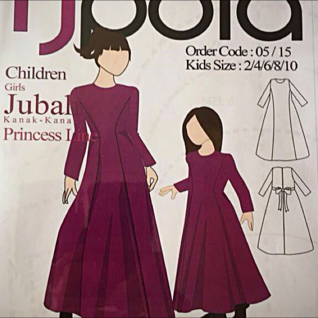 Koleksi Pola Baju Vintage Umur 7,9,10 tahun warna : koleksi pola baju vintage