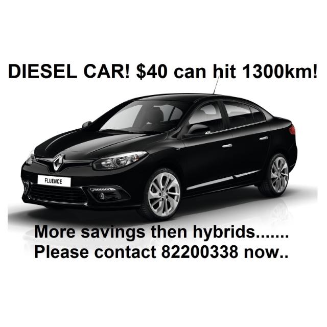 Renault Fluence Diesel For Uber And Grab Car Promo This Week Only