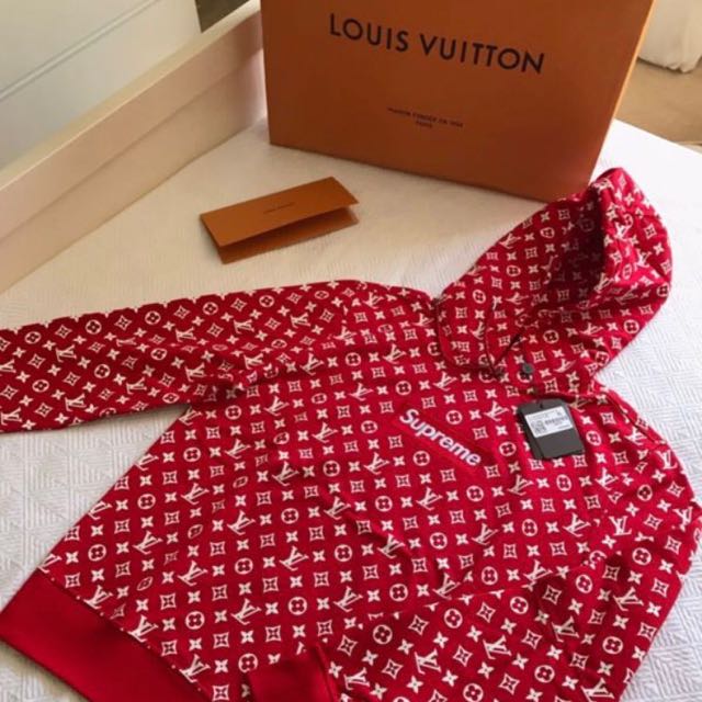 Ovrnundr on X: Supreme x Louis Vuitton “Brown” 1 of 1 hoodie is