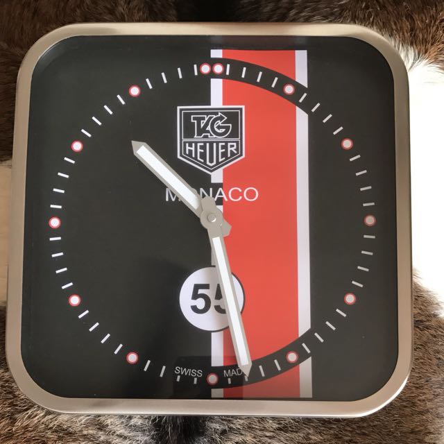 Tag Heuer Monaco Wall Clock - Original, Furniture & Home Living, Home  Decor, Clocks On Carousell