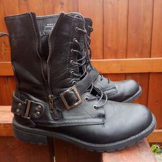 Ardene Faux Leather Boots